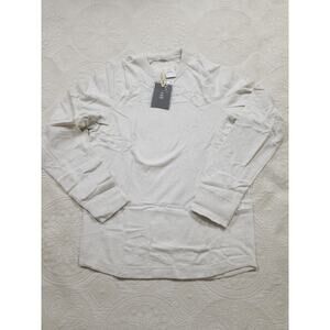 Abercrombie Fitch The Core Crew Off White Sweatshirt Men’s X Large NWT